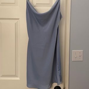 Urban Outfitters Blue Satin Dress